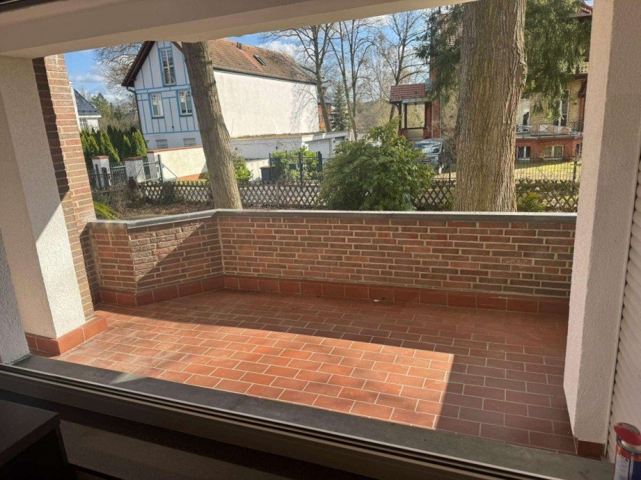 Loggia Erdgeschosswohnung Berlin