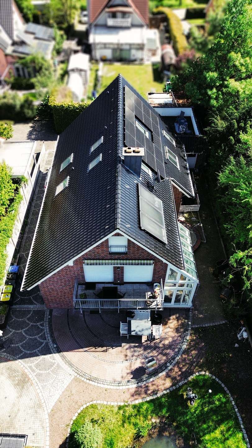 Drohnenaufnahme Mehrfamilienhaus Sendenhorst