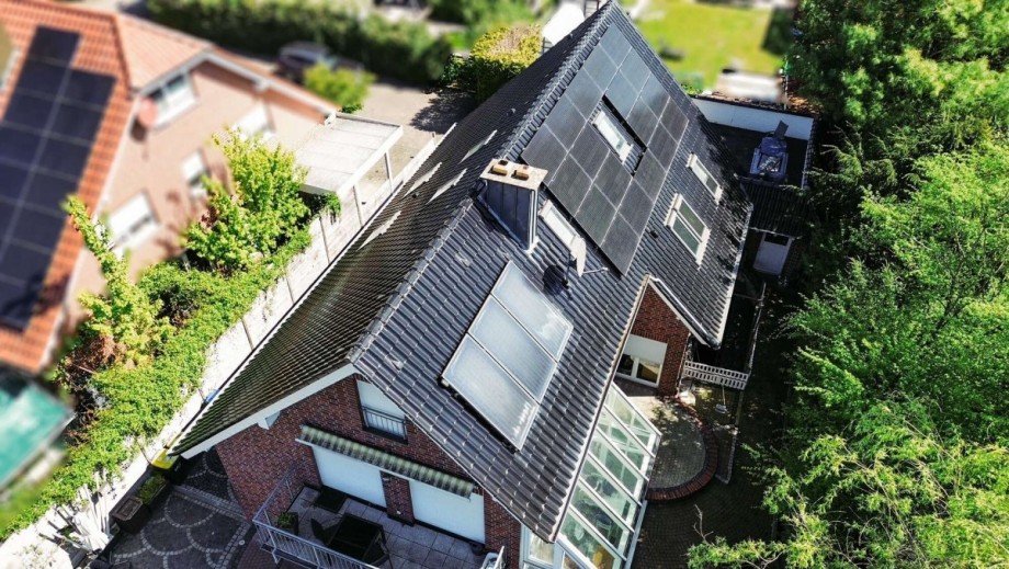 Drohnenaufnahme Mehrfamilienhaus Sendenhorst