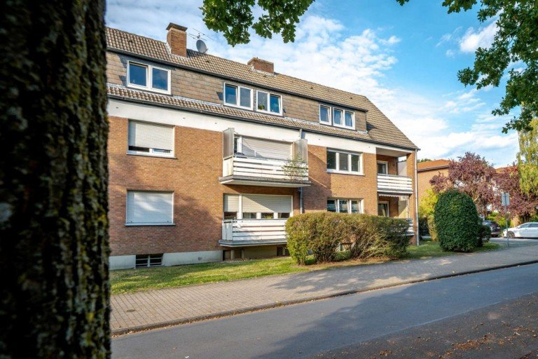 Au�enansicht M�nster Wohnung Einziehen & wohlf�hlen: Neu renovierte 2-Zimmer-Wohnung mit Loggia