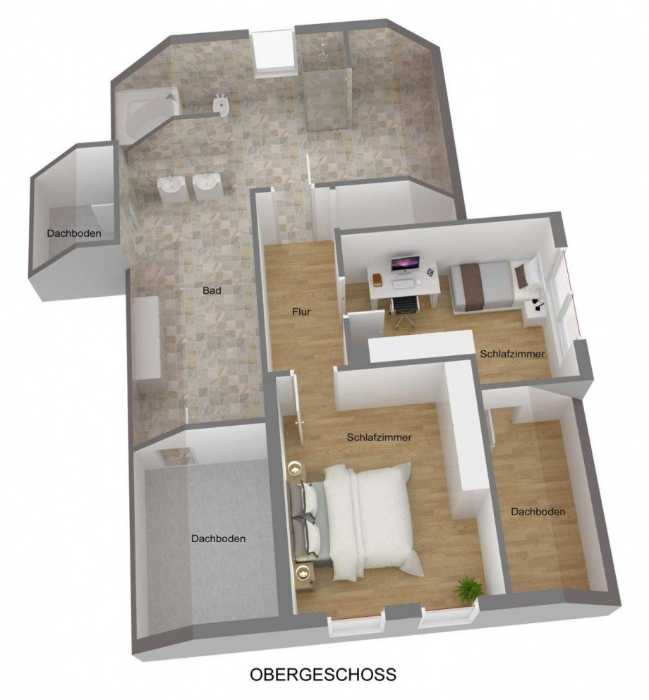 Grundriss OG Einfamilienhaus Hamm