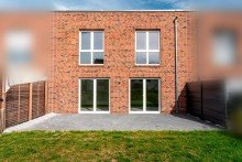 R�ckansicht Erstbezug Reihenmittelhaus in Drensteinfurt - modern, familienfreundlich, mit Garten