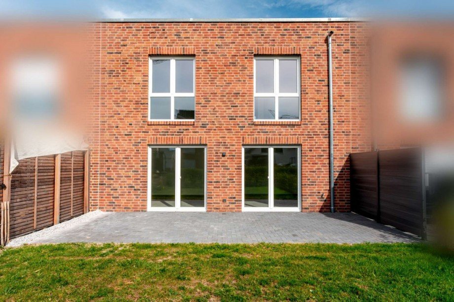 R�ckansicht Reihenmittelhaus Drensteinfurt
