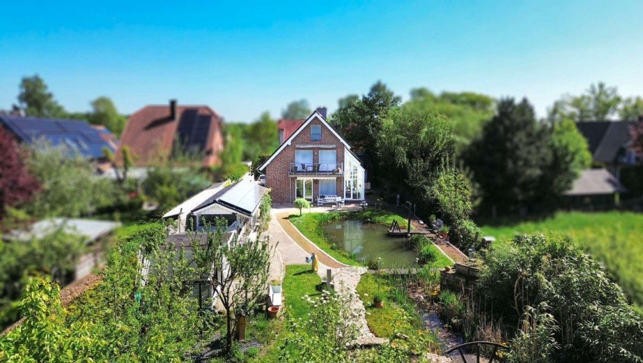 Drohnenaufnahme Mehrfamilienhaus Sendenhorst